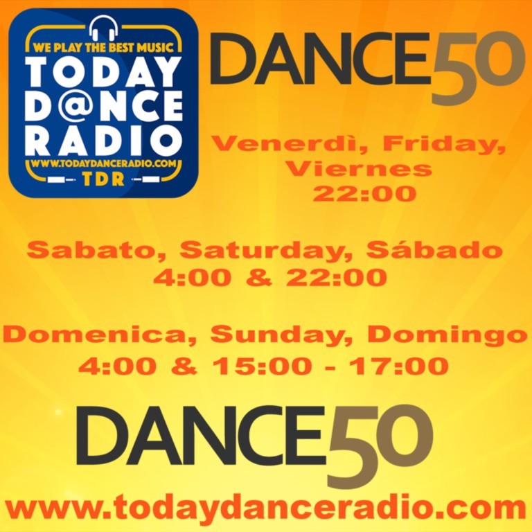 Today Dance Radio suona Dance50 Chart Show